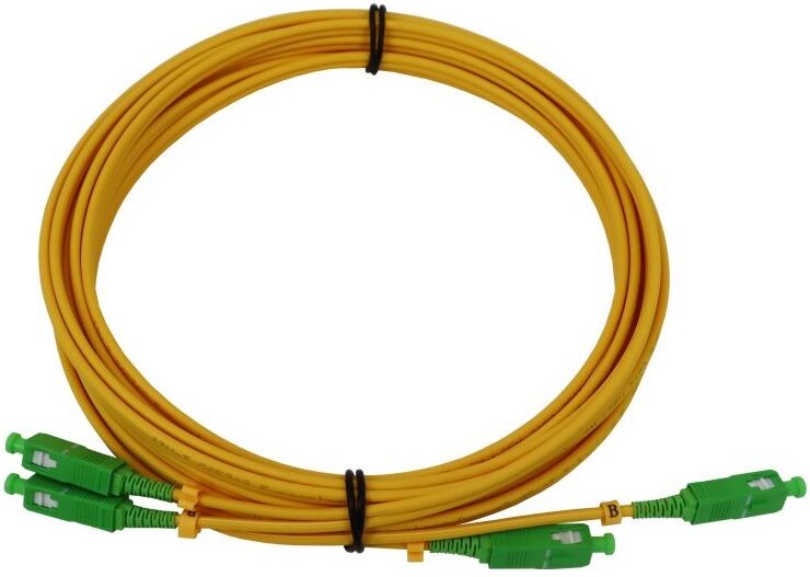 IBEROSAT Cabo Fibra Duplo MONOMODO SC/APC <-> SC/APC - 5 mts