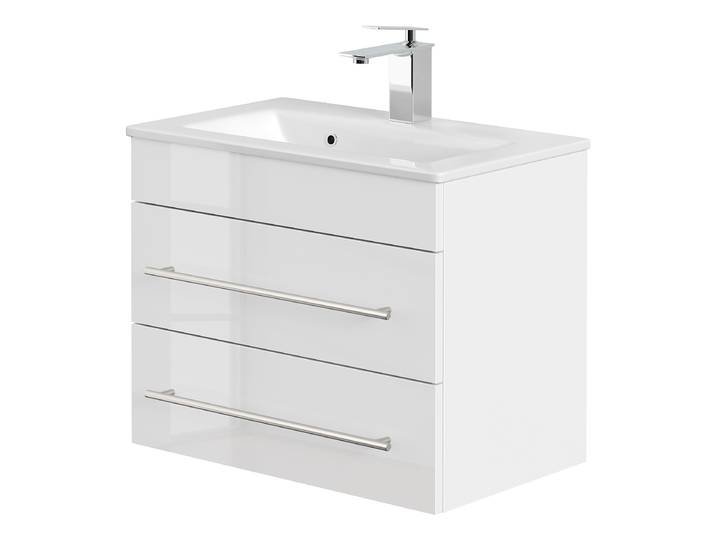 Meuble vasque Portus 61cm Blanc/Blanc brillant