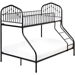 HOCHBETT 90-140/200 cm Schwarz Chamonix