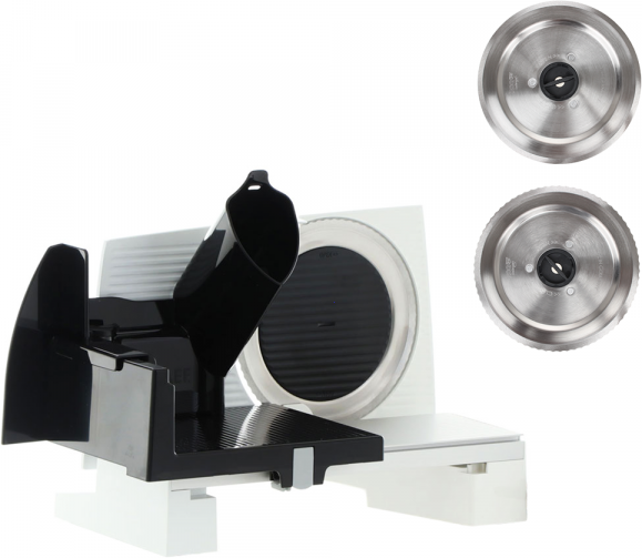 Trancheuse avec lame de 170 mm GRAEF SKS 100 TWIN Blanche - 2 lames offertes