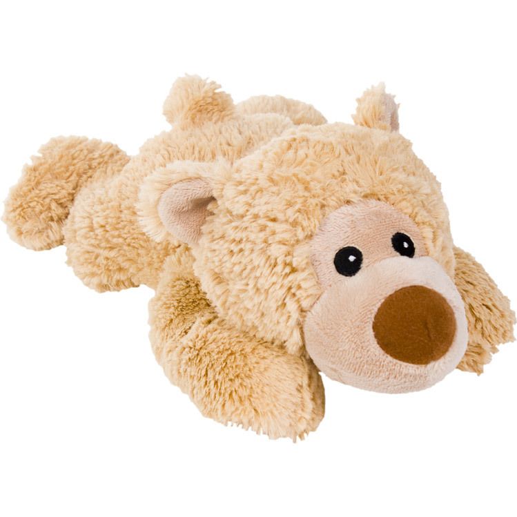 Wärme Stofftier Bär William liegend hellbraun 1 St Wärmekissen