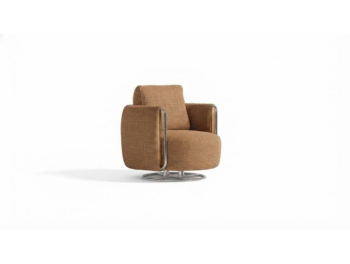 JVmoebel Sessel Eleganter grauer Design Sessel mit hochwertiger Polsterung (1-St., Sessel), Made in Europe