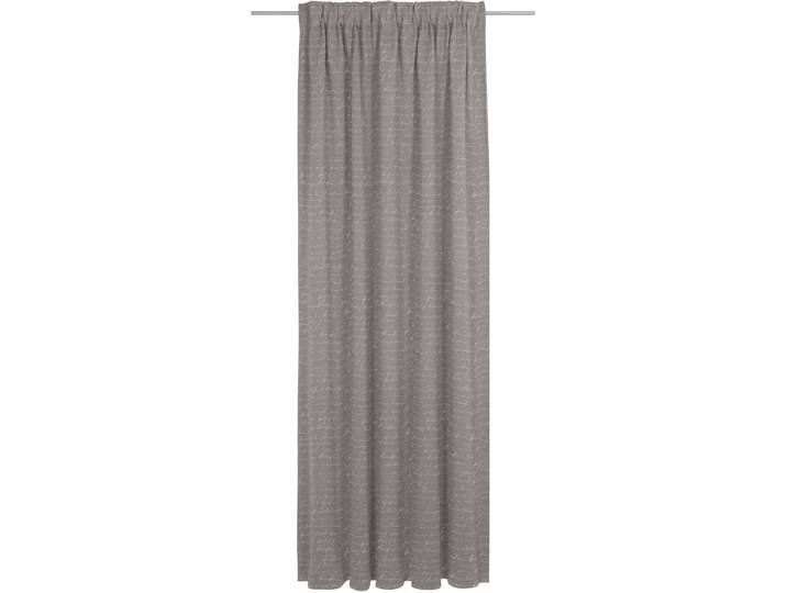 Vorhang ADAM Scribble Gr. 5, lila (beere), B:142cm H:255cm, Jacquard, Baumwolle, Leinen, Gardinen, Vorhang, aus Leinen und Bio-Baumwolle