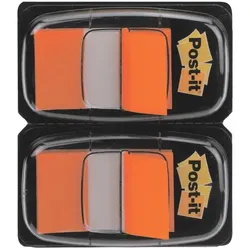 Post-it Index 2x Haftstreifen »Index« 43,2 x 25,4 mm orange, 4.32x2.54 cm