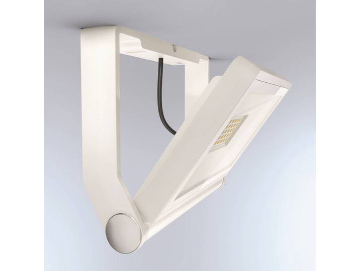 STEINEL XLED One XL LED-Außenstrahler weiß, weiß / opal, Aluminium