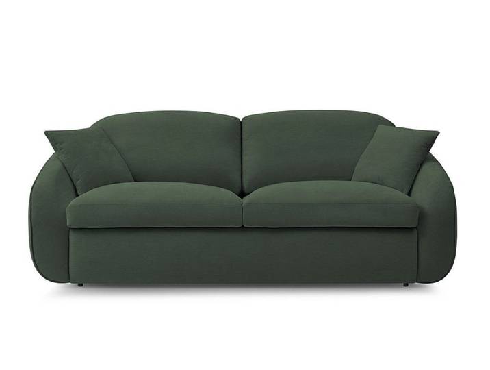 3er Sofa BOBOCHIC CEZANNE Stoff grün