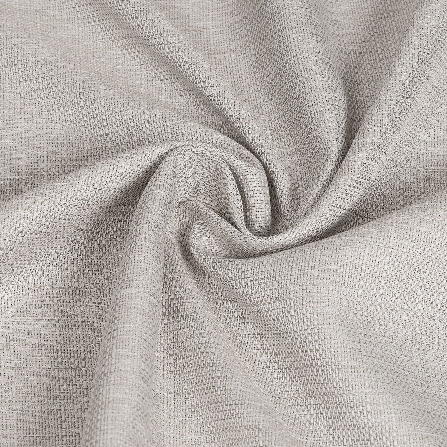 Gardine "Georgia", weiss (hellgrau), B:140cm H:245cm, Polyester, HOME LIVING BY GERSTER, Gardinen, Gardine, SB-Schal "Georgia" mit Kombiband hellgrau 245cm, verdeckte Schlaufen, 140cm