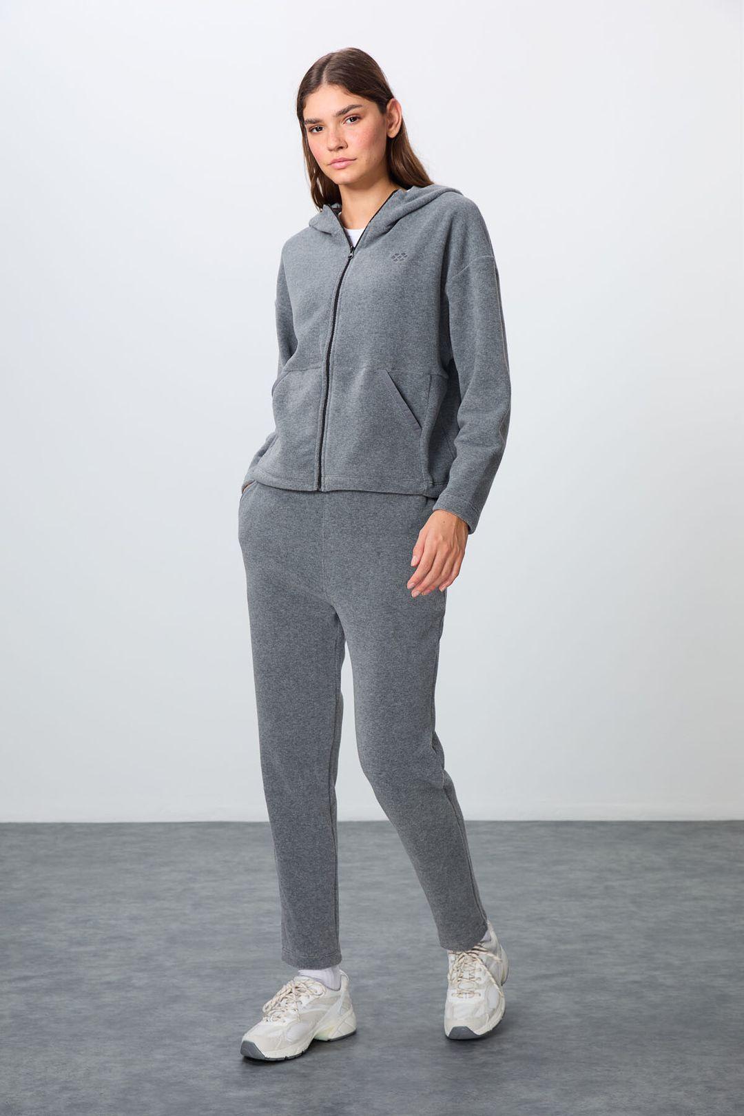 Oversized Hoodie trainingspak met rits