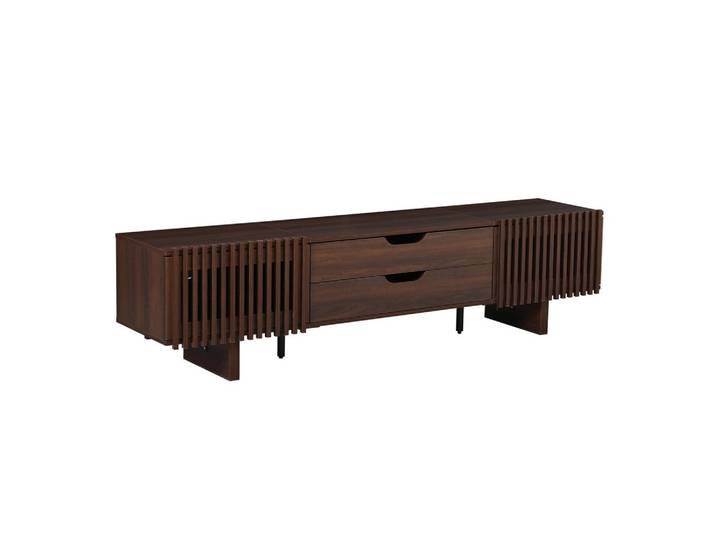 TV-LOWBOARD Walnuss-Optik 180 cm für Fernseher bis 75 Zoll