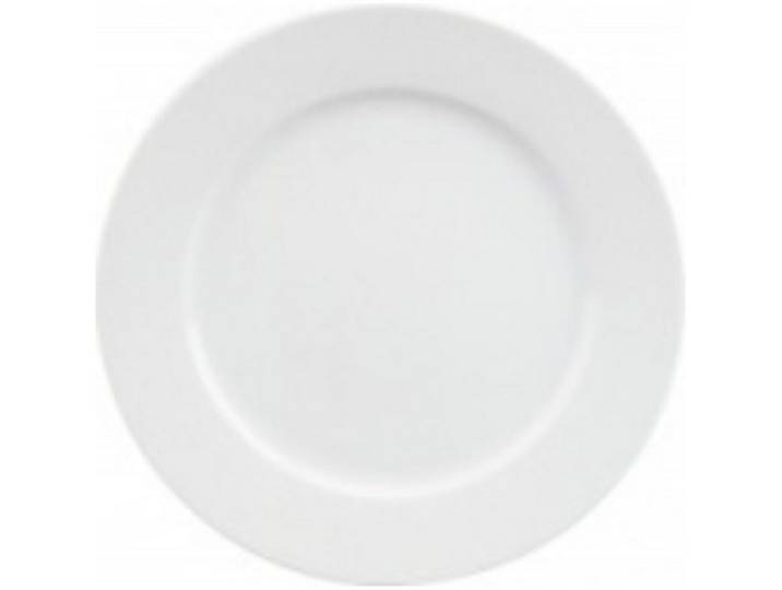 Geschirr-Set Teller Fine Dining flach - 27 cm flach Porzellan weiß 6 Stück.
