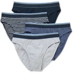 Tchibo - 4 Slips - Herren - Gr. L/6 - dunkelblau