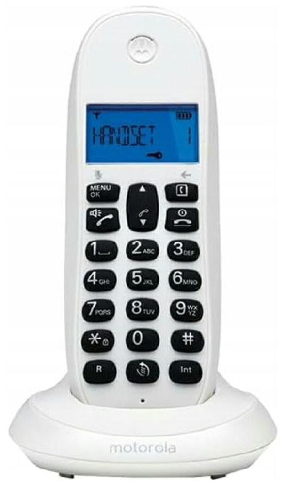 Motorola draadloos vast telefoonapparaat C1001CB+ wit
