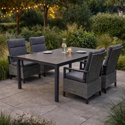 Lounge-Set greemotion BRISBANE 1 (BHT 180x74x90 cm) - BHT 180x74x90 cm