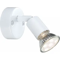 Globo 57381-1L Olana Strahler Metall Weiß, 1X Gu10 Led