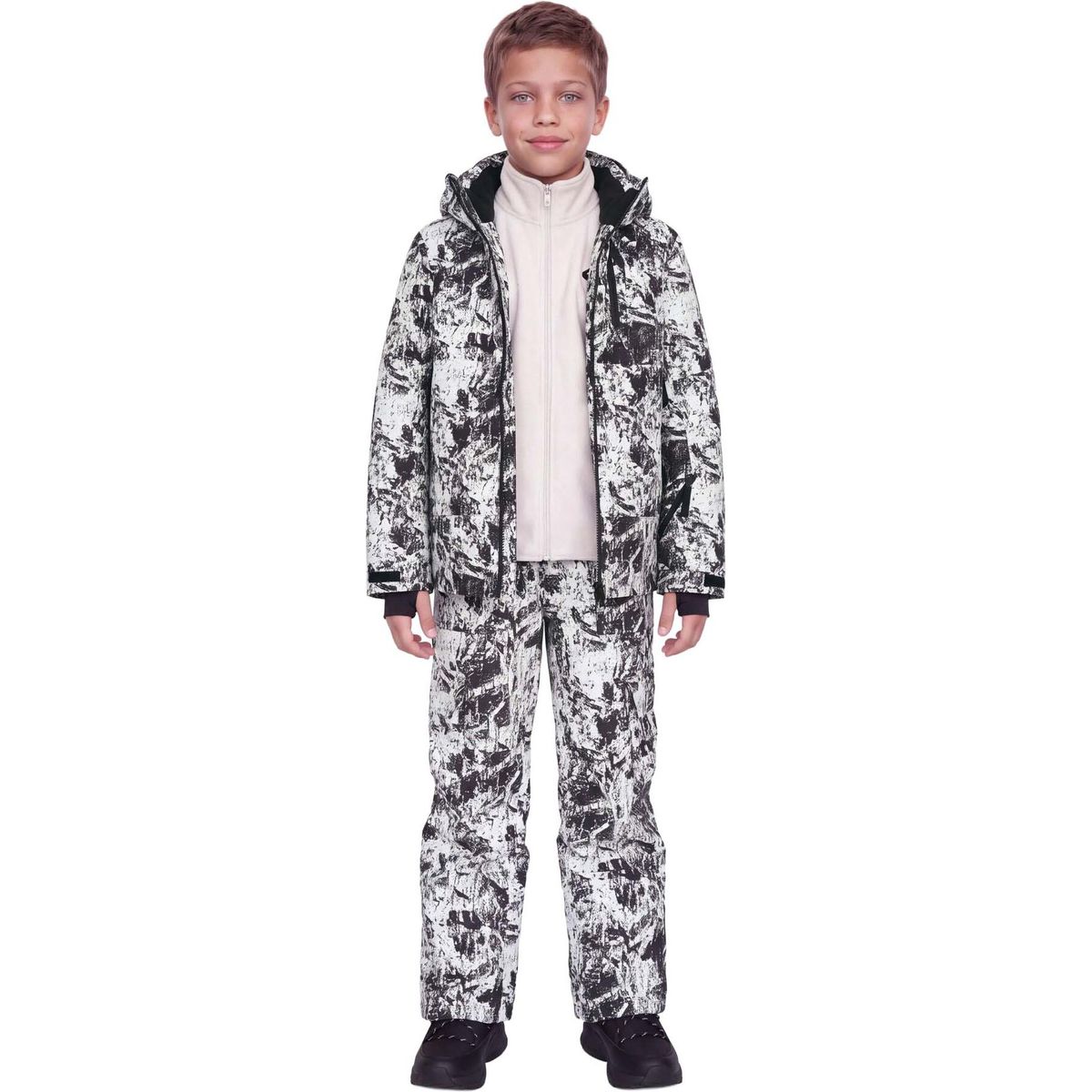 Jack & Jones Jjsverbier Cargo Pants W. Suspend Junior white aop (5058347) 152 12301397-5058347-152