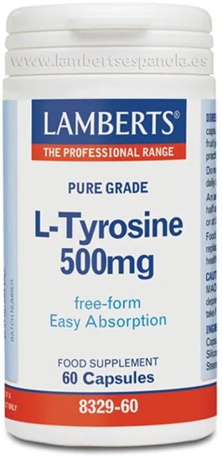Lamberts L-TIROSINA 500mg 60 Caps