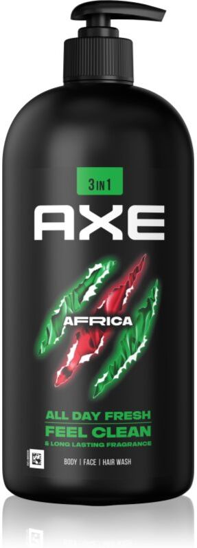 Axe Africa gel de douche visage, corps et cheveux 900 ml