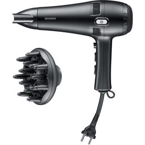 Severin Haartrockner HT 0165, 2100 Watt, 2 Gebläsestufen, schwarz