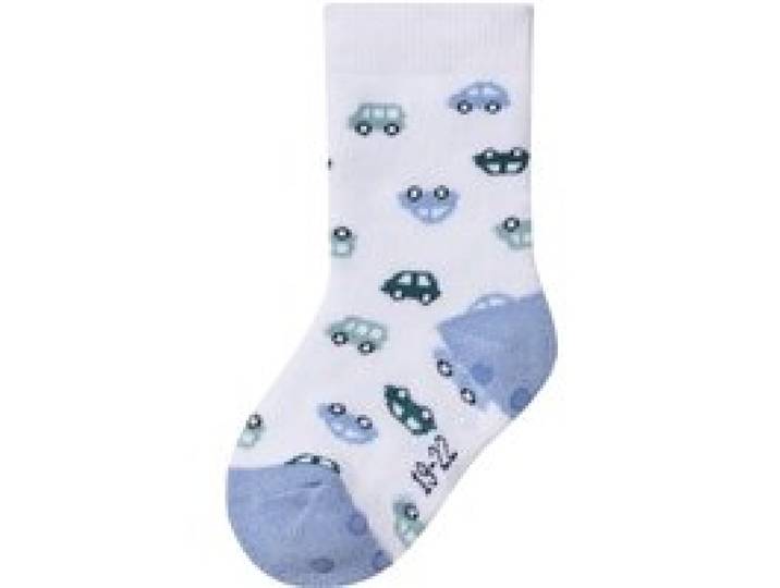 LUPILU® Chaussettes bouclette enfant (Voitures, 23-26)