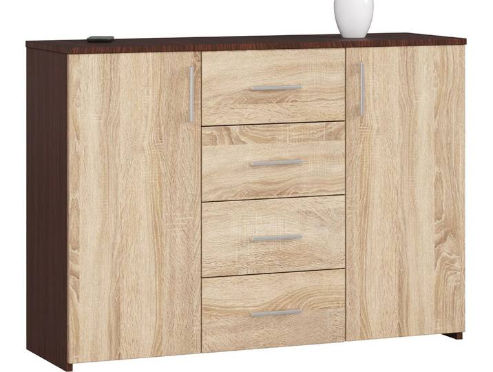 Akord Dressoir Wengé/Chêne Sonoma 110X35X80