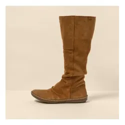 El Naturalista für Damen. 253132550005_023 Lederstiefel N5313 Korallenbraun (41), Wohnung, Reißverschluss, Lässig, Kunstleder