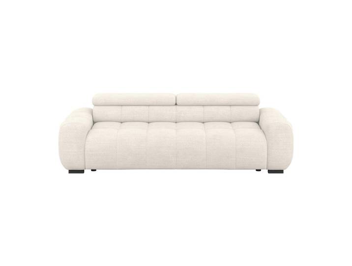 Mid.you Bigsofa, Greige, Kunststoff, 248x77-97x108 cm, Stoffauswahl, Rücken echt, elektrischer Sitzvorzug, Wohnzimmer, Sofas & Couches, Bigsofa