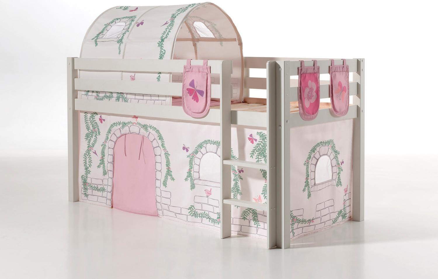 Pino Spielbett Kiefer Textilset Baumwolle