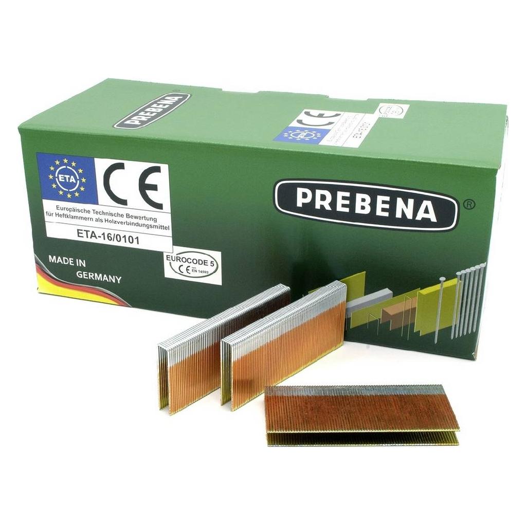 Prebena Heftklammern stark verzinkt geharztETA 40 mm (Z-40 CSV HA ETA)