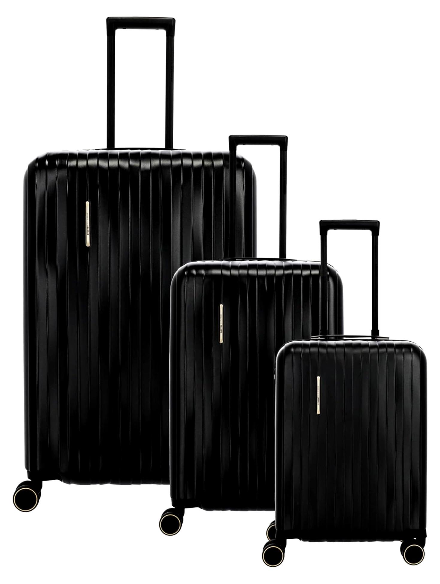 Koffer Set Barbara Novelty, 3-teilig S M L, Hartschalenkoffer aus Polycarbonat mit TSA-Schloss, Handgepäck & Reisekoffer Set für Urlaub und Flugreisen