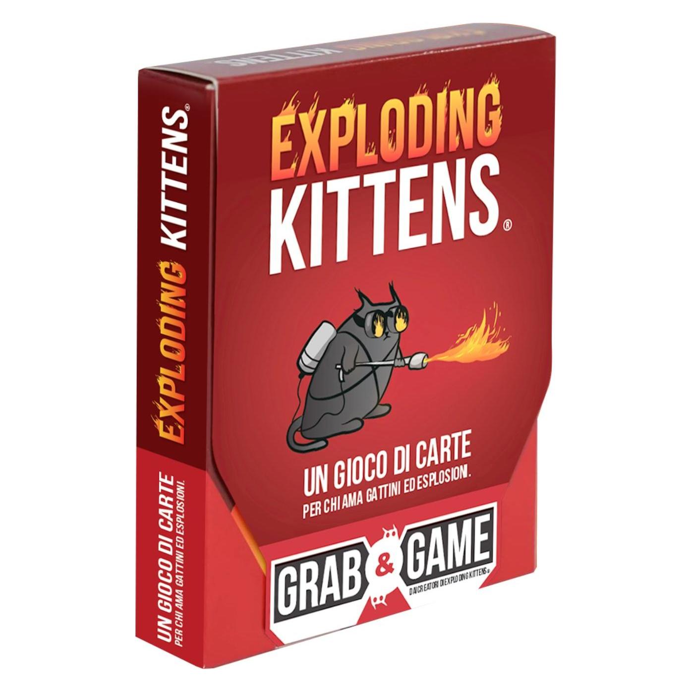 Asmodée Exploding Kittens Grab & Game 2.0 (Deutsch, 2 - 5 Spieler) (GTAV1851)