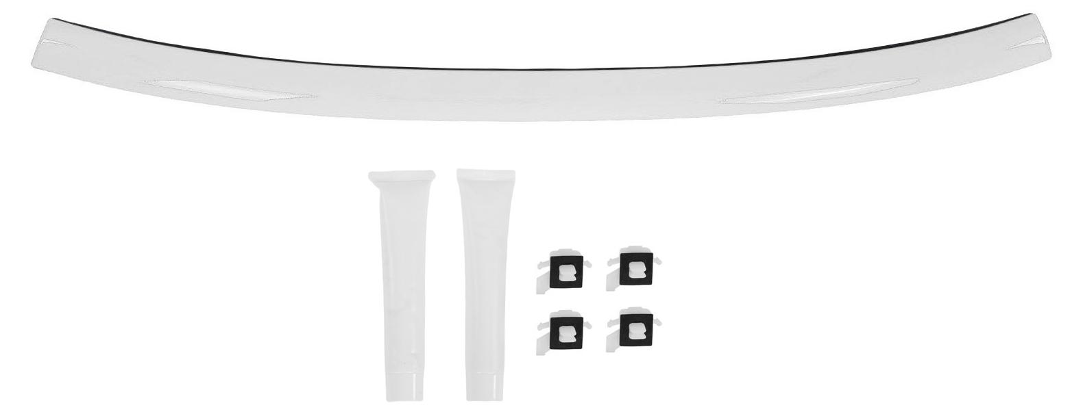 Obere Windschutzscheiben-Säulenverkleidung, ABS, vordere obere Außenverkleidung, Ersatz für Toyota FJ Cruiser 2007-2014, Weiß, OEM: 75503-35061-A0, 75