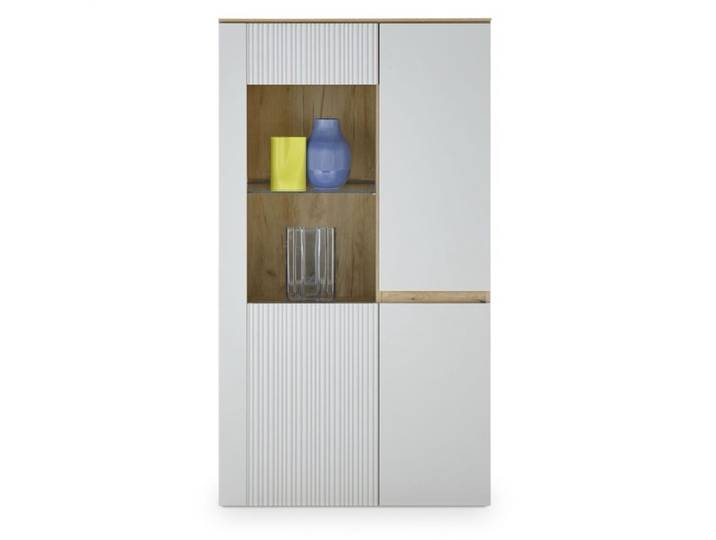 Trendstore Wamila Vitrine mit 2 Türen - optional mit Beleuchtun