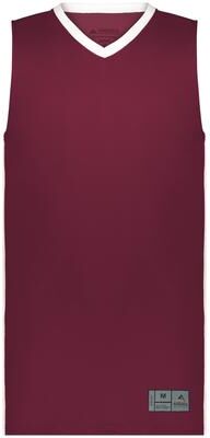 Augusta Sportswear AS6886 Athletic Men's Match-Up Basketball Jersey T-Shirt in Maroon/White size 3XL   Polyester 6886