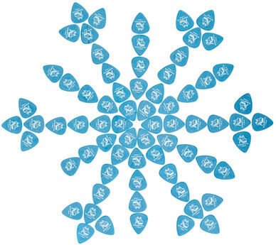 Dunlop Plectrums Gator Grip 1,14 Blau