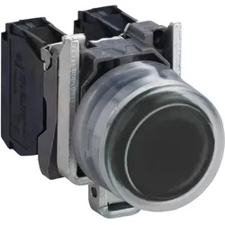 Schneider Electric XB4BPCUST01 Drucktaster, Harmony XB4, Metall, 22mm, mit Schutzkappe, kundenspezifisch via Konfigurator