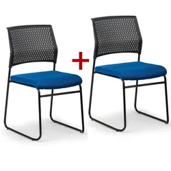 Konferenzstuhl MYSTIC 1+1 GRATIS, blau