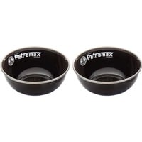 Emaille-Schalen px-bowl-s 600ml, 2 Stück, Schüssel schwarz, Ø 14cm