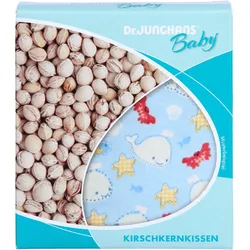 Kirschkernkissen 10x10cm Baby Weiss/Rosa Kariert 1 ST