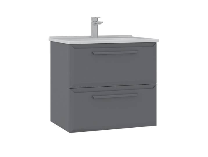 Meuble Vasque Nuvola 65 v2 - 65 x 50 x 62 cm - Grey