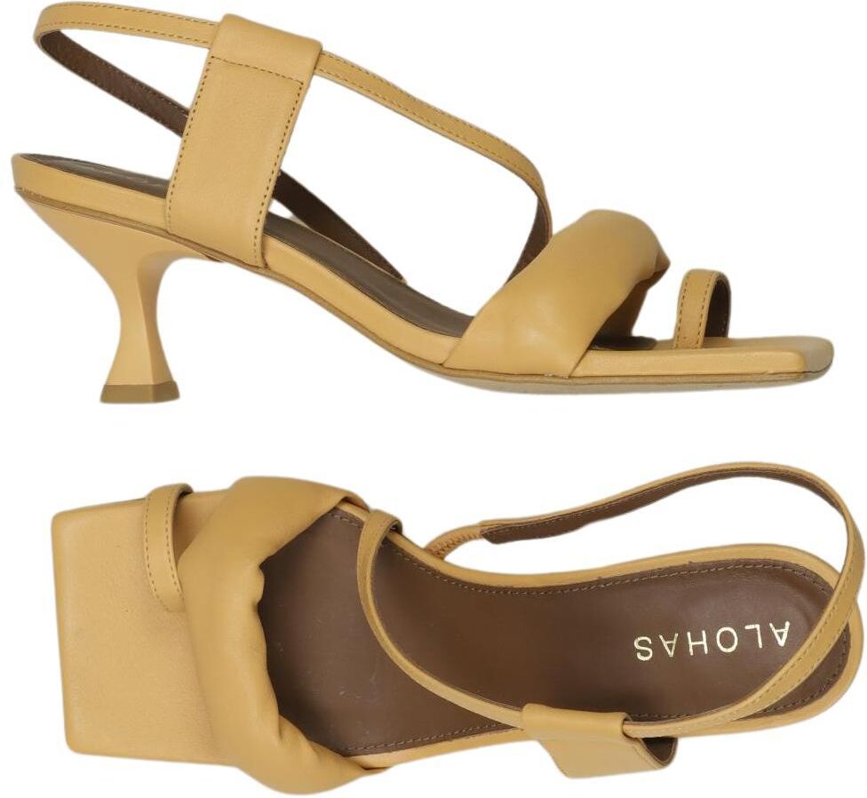 Alohas Damen Sandalen, Beige, Gr. EU 36, kein / Etikett - Second Hand