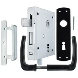 Kastenschloss-Set 89 BK,BB55/8,D60 ausw./einw,vz