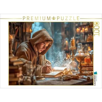 CALVENDO Puzzle Dunkle Akademie | 1000 Teile Lege-Größe 64x48cm Foto-Puzzle für glückliche Stunden