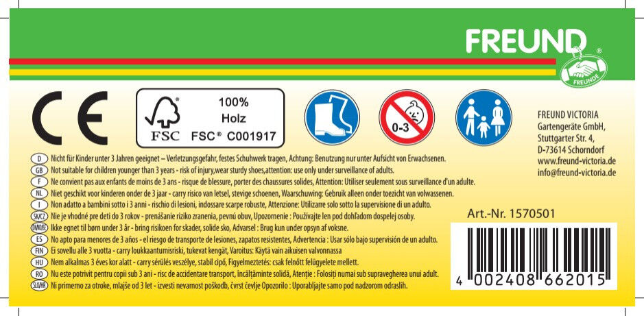 Freund Victoria Kinderbesen 21 cm Arbeitsbreite