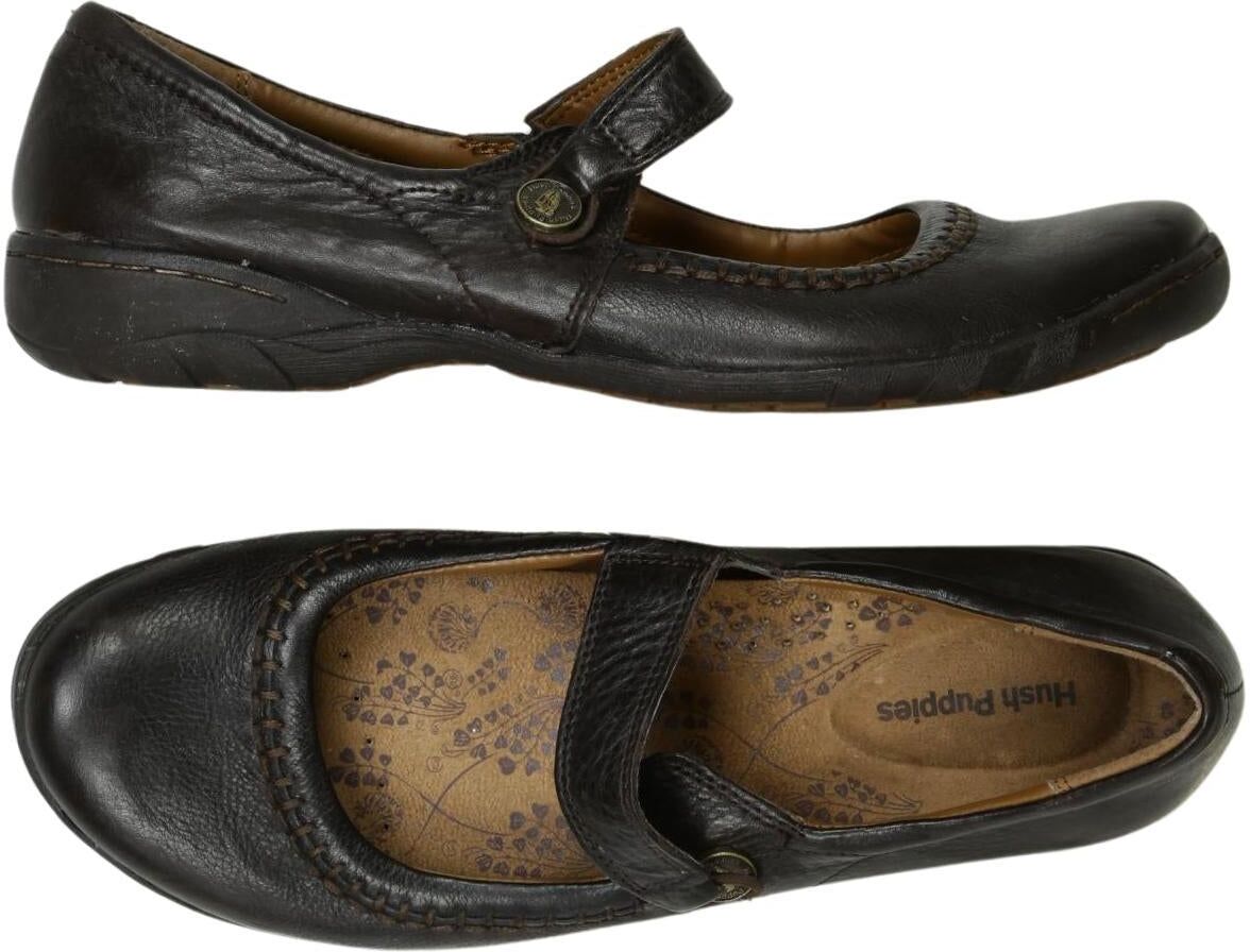 Hush Puppies Damen Ballerina, Braun, Gr. EU 41.5, Leder - Second Hand