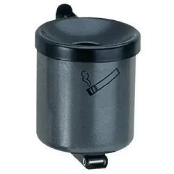 TKG, Aschenbecher, Wandascher Ø150xH145mm graphit mit Kippvorrichtung