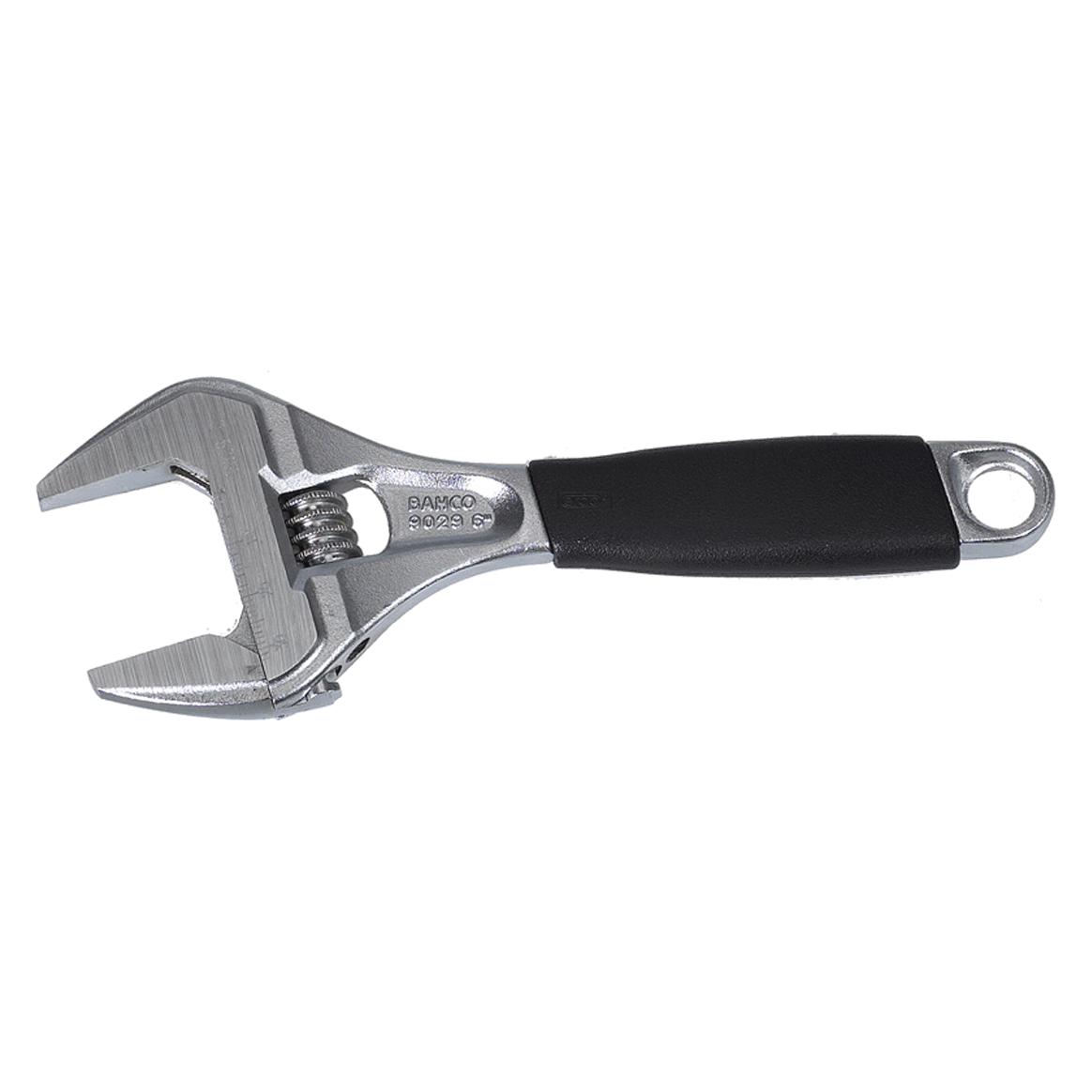 Bahco ERGO 38-mm-Rollgabelschlüssel mit extragrosser Öffnungsweite, Zentralmutter und Gummigriff, verchro (38 mm) (9031 C)