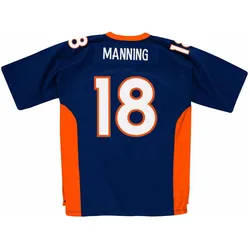 Mitchell & Ness, Herren, Sportshirt, NFL Legacy Jersey Denver Broncos 2015 Peyton Manning (L), Blau, L