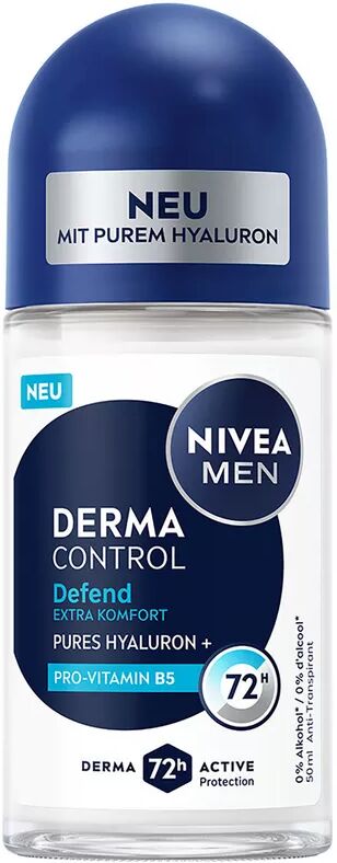 Nivea - Defend Derma Control Deo Roll-On Male, 50 ml