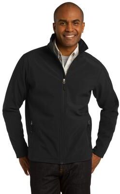 Port Authority J317 Core Soft Shell Jacket in Black size 2XL   Polyester