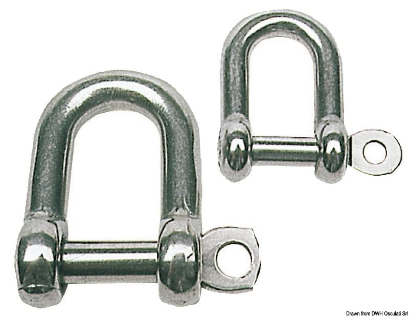 Osculati Roestvrijstalen schakel AISI 316, 14 mm, 08.321.14